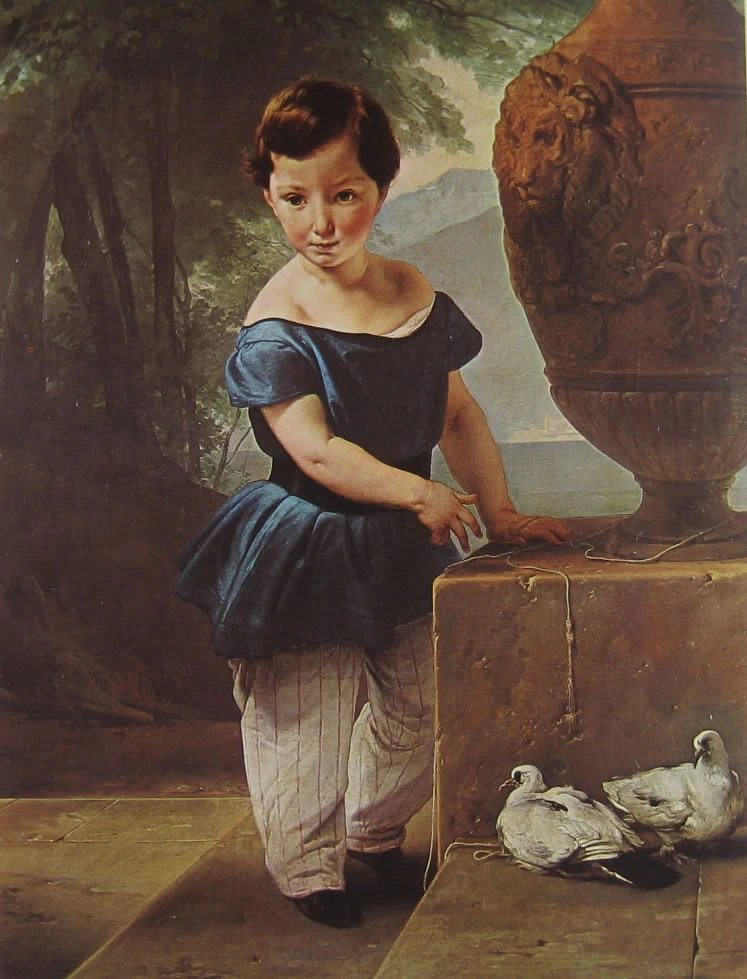 Giulio Vigoni da bambino - 1830